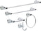 Franklin Brass Kinla 5-Piece Bath Hardware Towel Bar Accessory Set, Polished Chrome