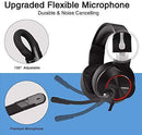 MODOHE Gaming Headset for Xbox One PS4 PC Gaming and Nintendo Switch,Stereo Surround Noise Cancelling Over Ear Gaming Headphones with Mic Volume Control for Xbox 1 S Playstation 4 Laptop,PC,Mac,iPad