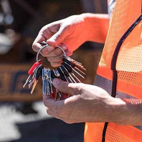 Construction Equipment Master Keys Set-Ignition Key Ring for Heavy Machines, 36 Key Set