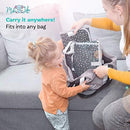 Baby Changing Pad | Fully Padded for Baby's | Foldable Large Waterproof Mat | Portable Travel Station for Toddlers Infants & Newborns (Grey) by MIKILIFE