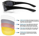 3 Pair Motorcycle Riding Glasses Padding Goggles UV Protection Dustproof WindproofMotorcycle Sunglasses with Clear Lens for Outdoor sports Actives