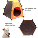 RuiXiang 1pcs Outdoor Pet Tent, Small Pet Tent Assembly, Dog Cat Camping Tent, Portable Waterproof Pet House Tent,Indoor and Outdoor Dog Cat House