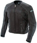 Joe Rocket Phoenix 5.0 Men's Mesh Motorcycle Riding Jacket (Black/Black, Medium)