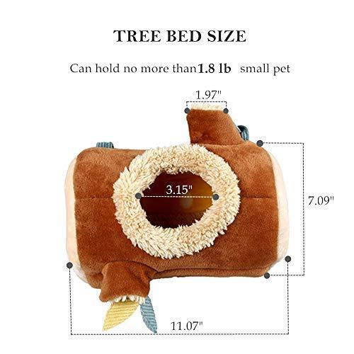 JanYoo Hamster Hammock Cage Accessories Hanging Fleece Bed Swing Bag for Sugar Glider Guinea Pig