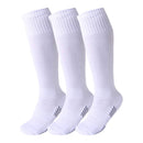 Kids Knee High Long Soccer Socks Cotton Compression Sport Team Socks 3/4 Pack