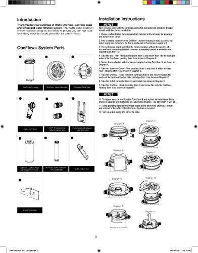 OneFlow + Salt-Free Scale Prevention and Water Filtration System