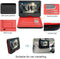 WONNIE 12.5 Inch Portable DVD Player, 10.5" Swivel Screen, 4 Hour Rechargeable Battery, USB / SD Slot (RED)