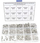 HVAZI #2-56 UNC Stainless Steel Phillips Pan Head Machine Screws Nuts Assortment Kit (#2-56UNC)