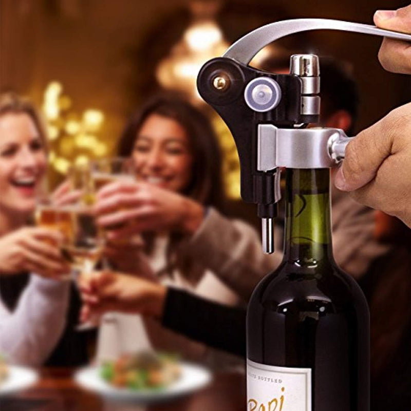 Premium Wine Gift Set - Unique Bottle Opener Corkscrew All-in-one Accessories Set for Wine Lovers. Perfect for Hostess, Housewarming, Wedding and Anniversary Gifts