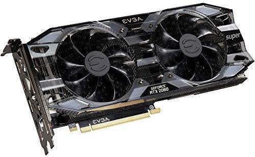 EVGA GeForce RTX 2060 Super XC Ultra, Overclocked, 2.75 Slot Extreme Cool Dual, 65C Gaming, RGB, Metal Backplate, 8GB GDDR6, 08G-P4-3163-KR