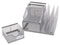 EasyPAG Mesh Collection Desk Organizer 3 Letter Sorter with Drawer,6.5 x 5.5 x 4.25 inch,Silver