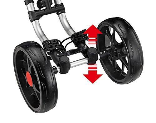 CaddyTek Caddycruiser One Version 8 - One-Click Folding 4 Wheel Golf Push Cart