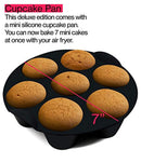 Air Fryer Accessories for Gowise Phillips and Cozyna, Deluxe Set of 6, Fit all 3.7QT