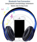 6S Wireless Headphones Over Ear,Noise Cancelling Foldable Wireless Stereo Headsets Earbuds with Built-in Mic, Micro SD/TF, FM for iPhone/Samsung/iPad/PC (Black & Gold)