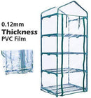 Worth 5 Tier Mini Greenhouse with Clear Polyethylene Cover, 27" Long x 19" Wide x 75" High Garden Green House