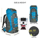 OUTLIFE 60L Hiking Backpack, Lightweight Waterproof Travel Backpack for Men Women Camping Trekking Touring