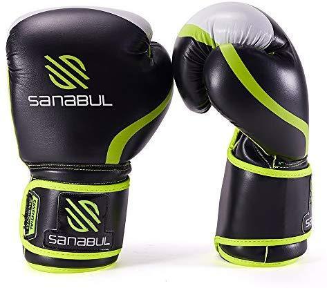 Sanabul Essential Gel Boxing Kickboxing Punching Bag Gloves