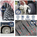 VIEFIN Set of 4 Wheel Tire Covers, Waterproof UV Sun RV Trailer Tire Protectors, Fit 27" to 41" Truck Camper Van Auto Car Tires Diameter