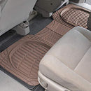 Motor Trend MT-923-GR Flextough Contour Liners - Deep Dish Heavy Duty Rubber Floor Mats for Car Suv Truck and Van - All Weather Protection, Gray