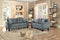 Homelegance Sinclair 84" x 107" Fabric Sectional Sofa, Gray