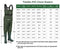 TIDEWE Bootfoot Chest Wader, 2-Ply Nylon/PVC Waterproof Fishing & Hunting Waders for Men and Women (Green and Brown)