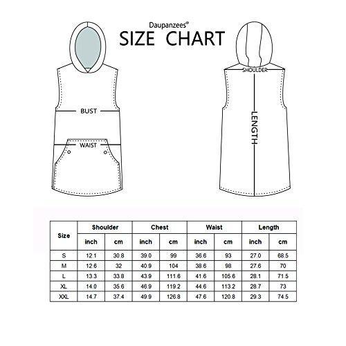 Daupanzees Mens Workout Hooded Tank Tops Sleeveless Gym Hoodies with Kanga Pocket Cool and Muscle Cut