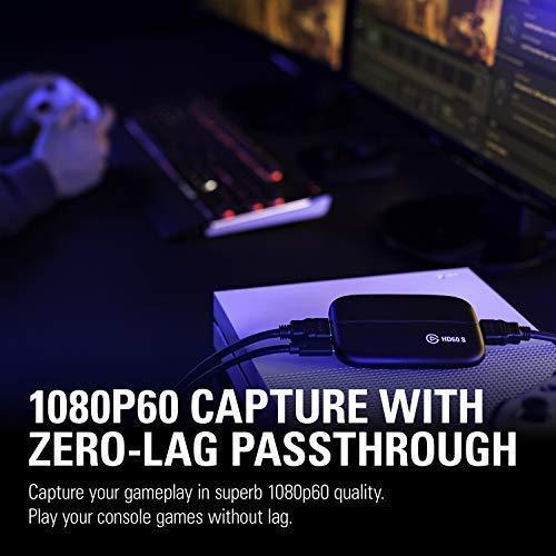 Elgato Game Capture Card HD60 S - Stream and Record in 1080p60, for PlayStation 4, Xbox One & Xbox 360