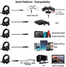 MODOHE Gaming Headset for Xbox One PS4 PC Gaming and Nintendo Switch,Stereo Surround Noise Cancelling Over Ear Gaming Headphones with Mic Volume Control for Xbox 1 S Playstation 4 Laptop,PC,Mac,iPad