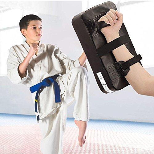 TigerBoss One Karate Taekwondo Boxing Kick Punch Adjustable Soft Shield Durable Training Pad for Boxing,Training and Protecting Your Palm,Wrist and Decreasing The Shock（Blue）