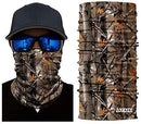 AXBXCX 2 Pack - Camouflage Print Seamless Neck Gaiter Bandana Face Mask for Outdoor Activities