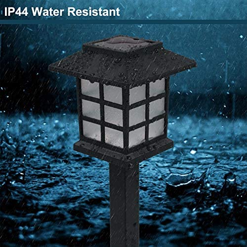 Permande 8 Pack Solar Pathway Lights Outdoor, Solar Powered Garden Lights, Waterproof Led Path Lights for Lawn, Landscape, Path, Yard, Patio, Driveway, Walkway