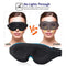 3D Sleep Mask, New Arrival Sleeping Eye Mask for Women Men, Luxury Night Blindfold Contoured, Light Blocking Eye Cover with Earplug Carry Pouch, Eye Shade with Adjustable Strap for Travel Nap, Black by ZGGCD