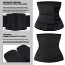 KIWI RATA Neoprene Sauna Waist Trainer Corset Sweat Belt for Women Weight Loss Compression Trimmer Workout Fitness