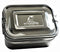 Brandenburg Stainless Steel Bento Box - Heavy Duty Lunch Box, 3 in 1 Food Container - Kid and Adult Friendly,