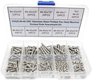 HVAZI #2-56 UNC Stainless Steel Phillips Pan Head Machine Screws Nuts Assortment Kit (#2-56UNC)