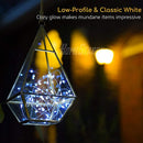 4 Pack Fairy Lights Fairy String Lights Battery Operated Waterproof 8 Modes Remote Control 50 Led String Lights 16.4ft Silver Wire Firefly lights for Bedroom Wedding Festival Decor (Cool White) ¡­