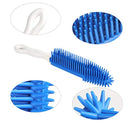 [2Pcs] Pet Hair Remove Brush, Best Car & Auto Detailing Brush Portable Dogs Cats Hair&Lint Remover Brush Rubber Massage Brush for Car&Auto Furniture, Carpet, Clothes, Leather (Blue and Green)