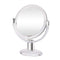 Gotofine Double Sided Magnifying Makeup Mirror, 1X & 10X Magnification with 360 Degree Rotation- Clear & Transparent