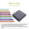 YnM Weighted Blanket (15 lbs, 48''x72'', Twin Size) | 2.0 Heavy Blanket | 100% Cotton Material with Glass Beads.