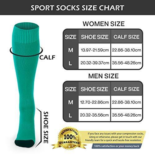 Soccer Socks Non-slip Long Sport Socks Men Women Sports Team Cushioned Socks