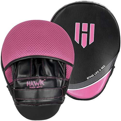 Punching Mitts Kickboxing Muay Thai MMA Boxing Mitts Training Focus Punch Mitts Bags Hand Target Pads for Kids, Men & Women (Pair)