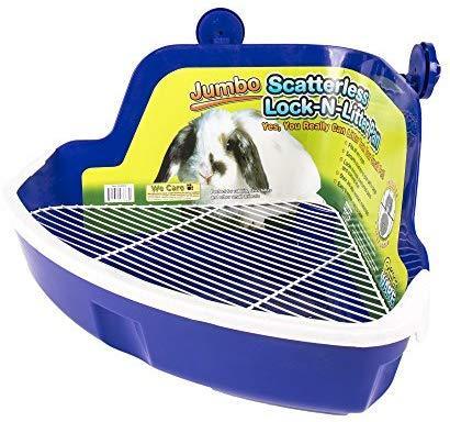 Ware Manufacturing Plastic Scatterless Lock-N-Litter Small Pet Pan- Colors May Vary