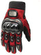 Tcbunny Pro-biker Motorbike Carbon Fiber Powersports Racing Gloves (Red, X-Large)