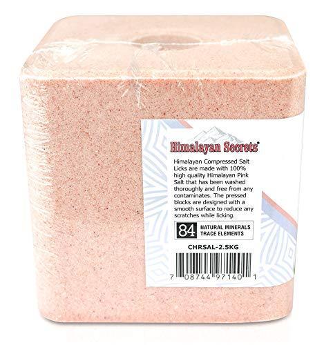 Compressed Himalayan Salt Lick for Horse, Cow, Goat, etc. Made from Specially Selected Higher Quality Himalayan Salt - Evenly Distributed Minerals - 100% Pure & Natural