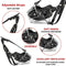 Supet Dog Muzzle Wire Basket Metal Mask Adjustable Leather Straps for Anti-bite