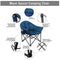 Camping World Reclining Folding Oversized Moon Saucer Chair with Cup Holder for Camping, Hiking - Saucer Support 500 LBS