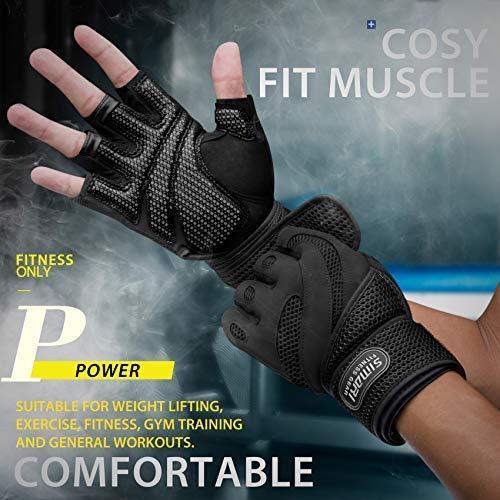 SIMARI Workout Gloves for Women Men,Training Gloves with Wrist Support for Fitness Exercise Weight Lifting Gym Lifts,Made of Microfiber SMRG905