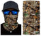 AXBXCX 2 Pack - Camouflage Print Seamless Neck Gaiter Bandana Face Mask for Outdoor Activities