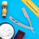 Equinox International Professional Steel Straight Edge Razor with 100 Single Edge Derby Premium Blades by Equinox International - Great for Barbers, Salons, and Hair Enthusiasts