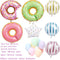 Donut Birthday Party Decorations Kit Donut Grow Up Banner Mylar Foil and Latex Balloons Cupcake and Cake DIY Toppers for Donut Birthday Party Decorations